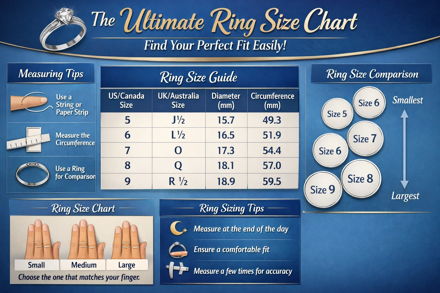 Ring Size Chart