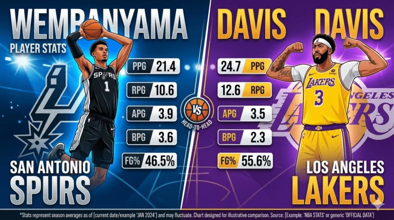 San Antonio Spurs vs Lakers Match Stats