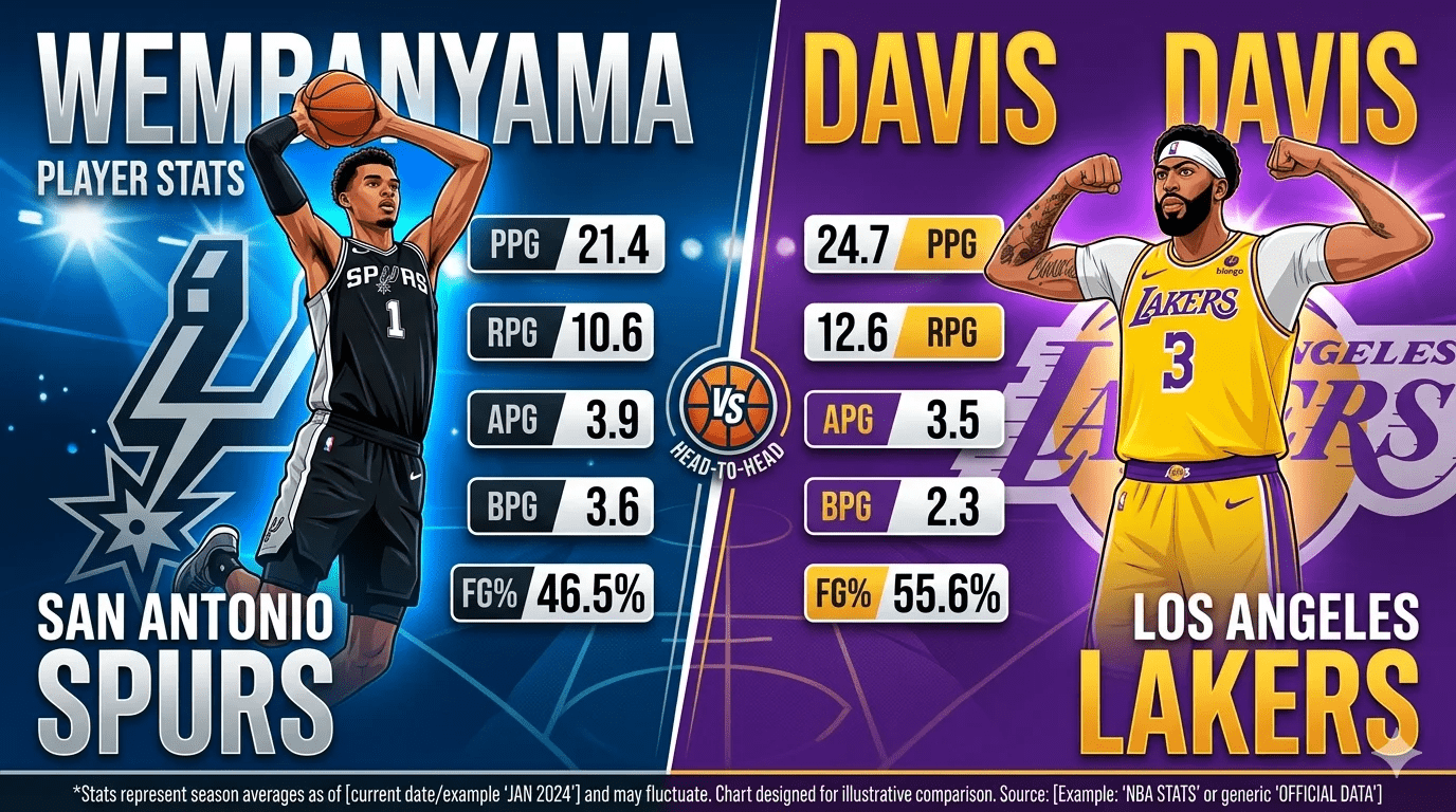 San Antonio Spurs vs Lakers Match Stats