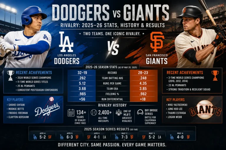 Dodgers vs Giants