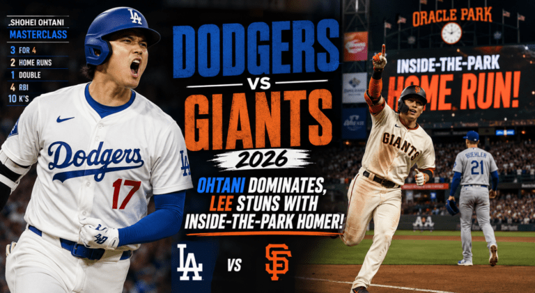 Dodgers vs Giants 2026