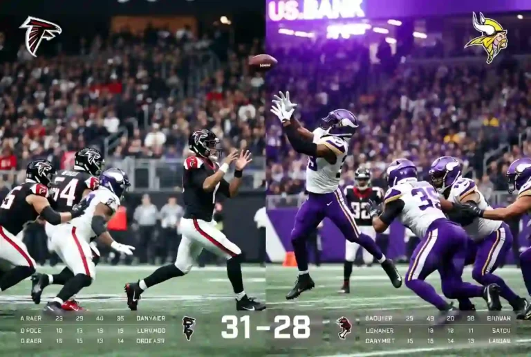 Atlanta Falcons vs Minnesota Vikings Match Player Stats