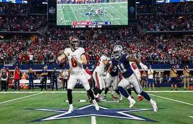 Tampa Bay Buccaneers facing the Dallas Cowboys in a Week 5 Thursday Night Football matchup.